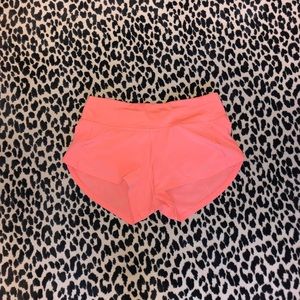 Lululemon 2.5 Bright Coral Shorts